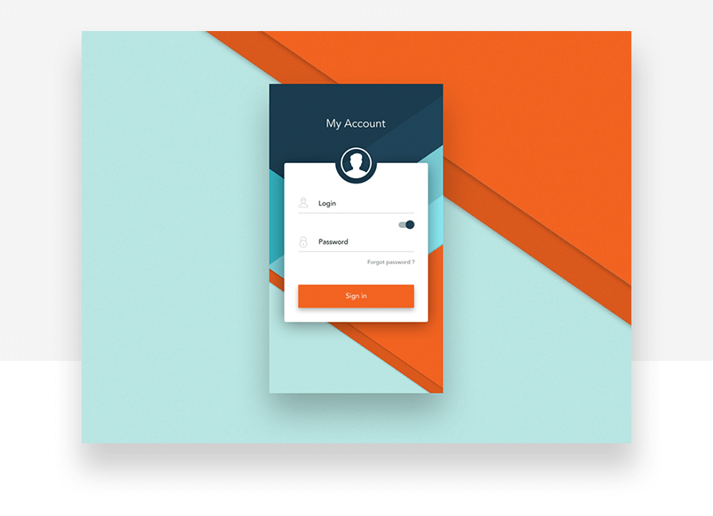 Geometric shapes and forms in graphic backgrounds example