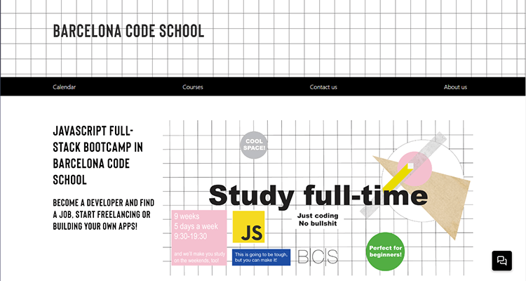 In-class app development course - Barcelona Code School