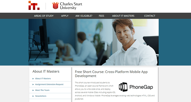 In-class app development course - Charles Sturt
