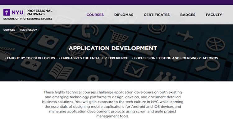 In-class app development course - NYU Stern