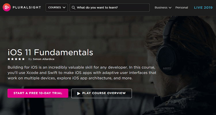 Online app development course - Pluralsight