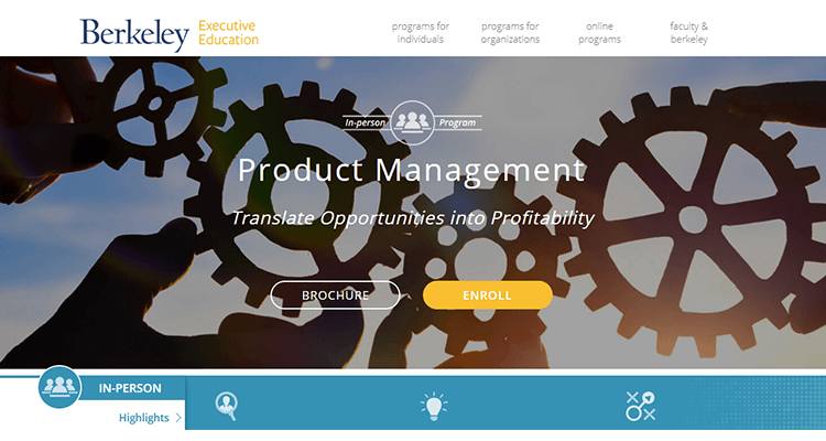 In-class product management course - Berkeley, US