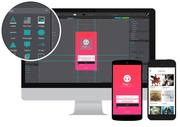 Download The Best 100% Free Wireframe Tool for Mobile and Web