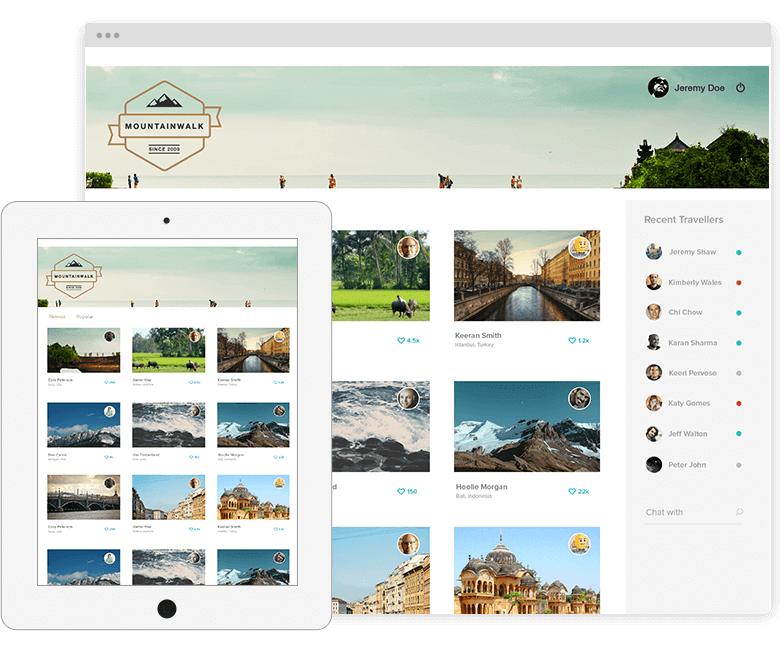 We application prototype